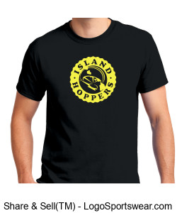 Black with Yellow logo Island Hoppers Design Zoom