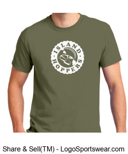 Military Green Island Hoppers Design Zoom